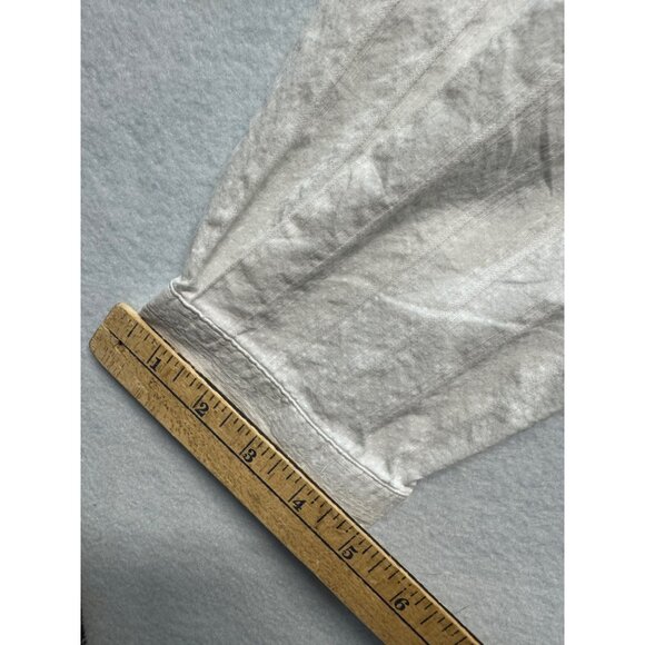 Dressbarn White Long-Sleeve Button-Down Shirt W/ Roll Tab Sleeves Womens 1X - Picture 9 of 10